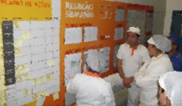 Reuniões de equipa com recurso a gestão visual